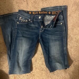 Rock Revival Women's Dark Blue Boot Cut Jeans